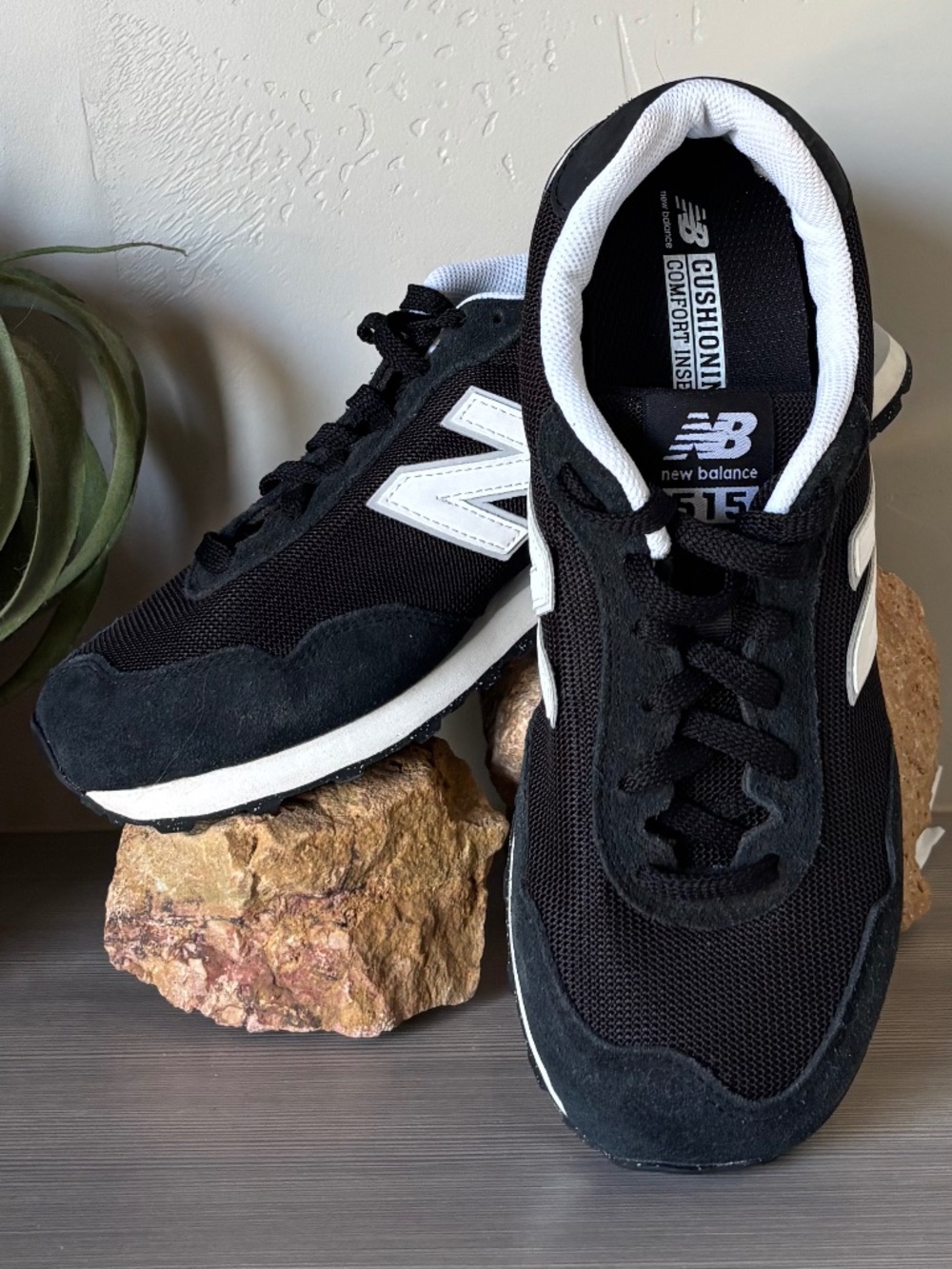 New Balance Black and White Women's Athletic Sneakers